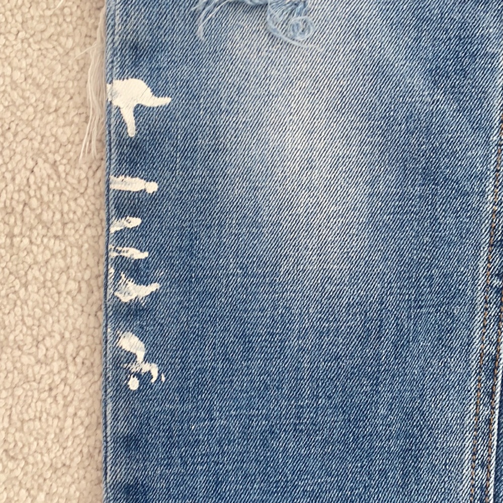 🥳HP🥳 Dolce & Gabbana Pretty distressed denim jeans light blue size 42 - Picture 5 of 10